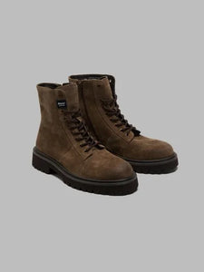 Blauer scarponcini uomo marroni in camoscio COMBAT BUXTON04-SUE