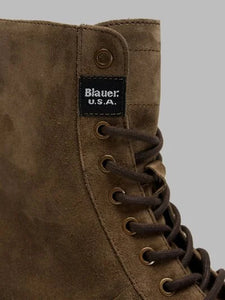 Blauer scarponcini uomo marroni in camoscio COMBAT BUXTON04-SUE