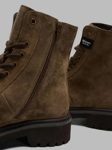 Blauer scarponcini uomo marroni in camoscio COMBAT BUXTON04-SUE