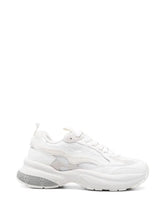 Carica l'immagine nel visualizzatore di Gallery, Emporio Armani Sneakers in mesh bianche dettagli crema
