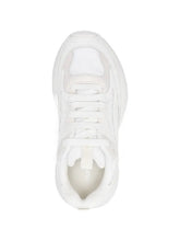 Carica l'immagine nel visualizzatore di Gallery, Emporio Armani Sneakers in mesh bianche dettagli crema
