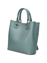 Carica l'immagine nel visualizzatore di Gallery, Emporio Armani Shopper verticale MyEA Bag stampa cervo celeste polvere
