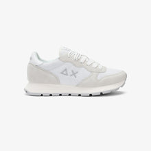 Carica l'immagine nel visualizzatore di Gallery, Sun68 Sneakers donna Ally Glitter in suede e lurex bianco
