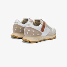 Carica l'immagine nel visualizzatore di Gallery, Sun68 Sneakers donna Ally Vintage in suede e nylon bianco panna ricami floreali
