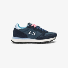 Carica l'immagine nel visualizzatore di Gallery, Sun68 Sneakers donna Ally Solid in suede e nylon blu
