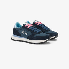 Carica l'immagine nel visualizzatore di Gallery, Sun68 Sneakers donna Ally Solid in suede e nylon blu
