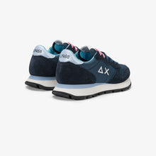 Carica l'immagine nel visualizzatore di Gallery, Sun68 Sneakers donna Ally Solid in suede e nylon blu
