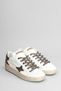 AMA BRAND sneakers donna bianche in pelle artigianali