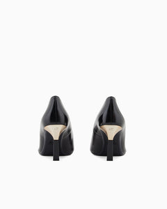 Armani Exchange dècollète donna neri con inserto oro