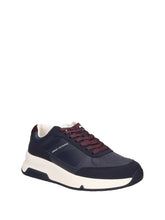 Carica l&#39;immagine nel visualizzatore di Gallery, Armani Exchange Sneakers blu pelle e camoscio
