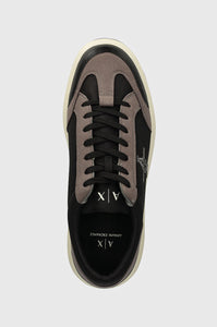 Armani Exchange Uomo Sneakers con dettagli a contrasto e logo laterale