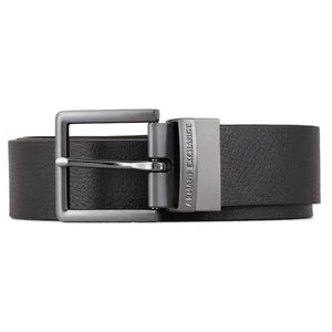Armani Exchange cintura nera e marrone scuro