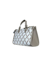 Carica l'immagine nel visualizzatore di Gallery, Armani Exchange borsa piccola logata bianca e beige
