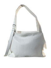 Carica l'immagine nel visualizzatore di Gallery, Armani Exchange borsa donna bianca grande manico regolabile

