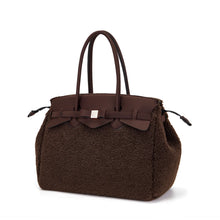 Carica l'immagine nel visualizzatore di Gallery, Save My Bag Linea Miss Shopping Bag Marrone Scuro
