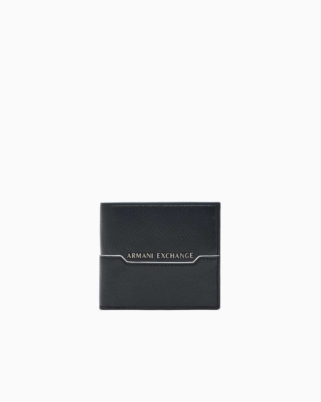 Armani exchange Portafoglio nero a libro con portamonete