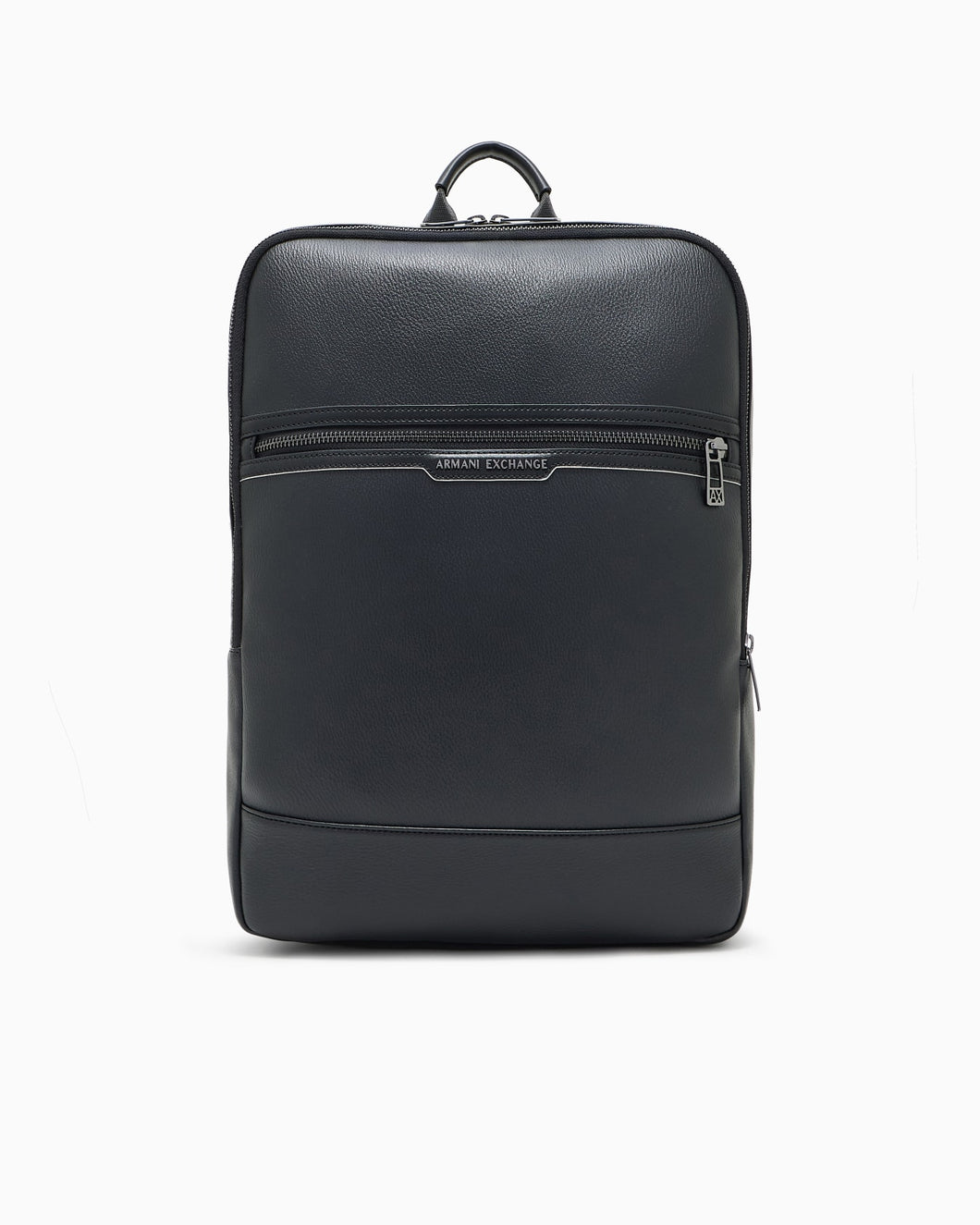Armani Exchange zaino nero uomo squadrato con logo