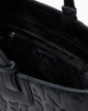 Armani Exchange Borsa shopping con logo in rilievo e charm