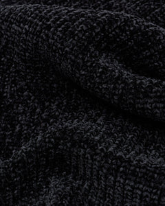 Armani Exchange Sciarpa donna nera in tessuto texturizzato