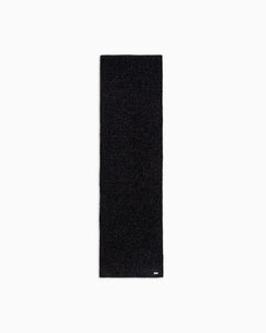 Armani Exchange Sciarpa donna nera in tessuto texturizzato