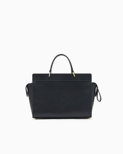 Armani Exchange borsa nera a mano grande rettangolare con tracolla