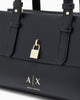 Armani Exchange Borsa shopping con doppi manici e logo