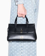 Carica l'immagine nel visualizzatore di Gallery, Armani Exchange Borsa shopping con doppi manici e logo
