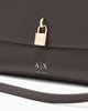 Armani Exchange Borsa a tracolla con patta e chiusura in metallo