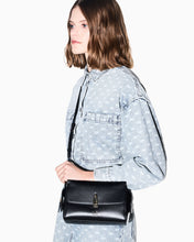 Carica l'immagine nel visualizzatore di Gallery, Armani Exchange Borsa a tracolla con patta e chiusura in metallo
