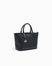 Carica l'immagine nel visualizzatore di Gallery, Armani Exchange Shopping bag con charm e tracolla rimovibile
