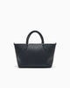 Armani Exchange Shopping bag con charm e tracolla rimovibile