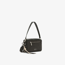 Carica l'immagine nel visualizzatore di Gallery, Sun68 Borsa crossbody glitter in cotone e PU nero
