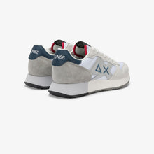 Carica l'immagine nel visualizzatore di Gallery, Sun68 Sneakers Uomo Jaki 2.0 Solid in nylon e suede bianco
