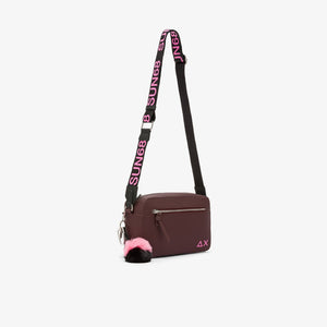 Sun68 borsa donna crossbody in neoprene bordeaux