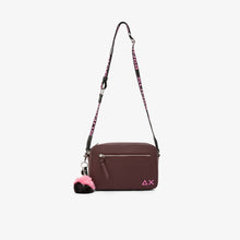Carica l&#39;immagine nel visualizzatore di Gallery, Sun68 borsa donna crossbody in neoprene bordeaux

