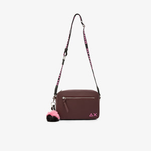 Sun68 borsa donna crossbody in neoprene bordeaux