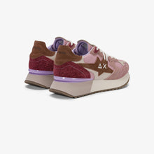 Carica l'immagine nel visualizzatore di Gallery, Sun68  donna Sneaker Stargirl Multicolor in suede e nylon
