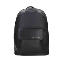 Carica l'immagine nel visualizzatore di Gallery, Armani Exchange zaino blu navy uomo effetto lucido con tasca frontale
