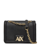 Carica l&#39;immagine nel visualizzatore di Gallery, Armani Exchange borsa logo dorato martellata piccola
