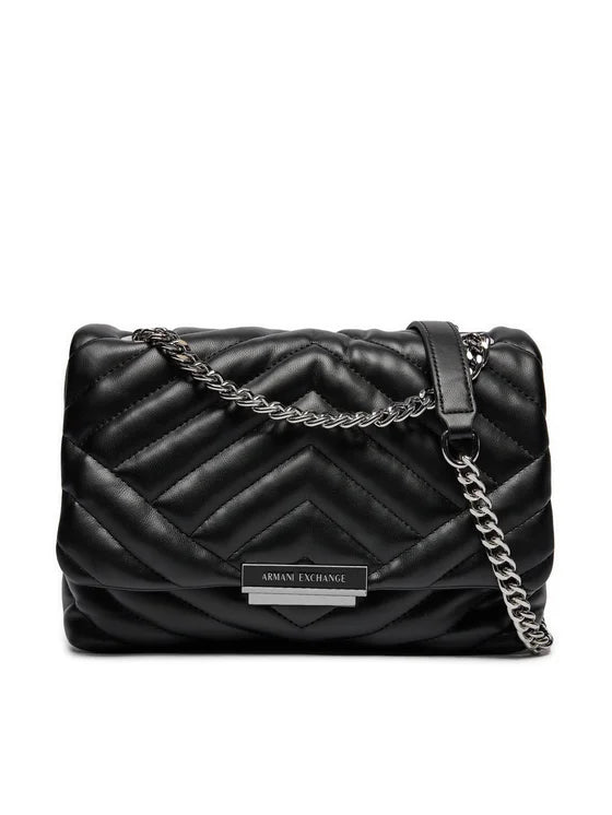 Armani Exchange borsa  MATELASSè nera