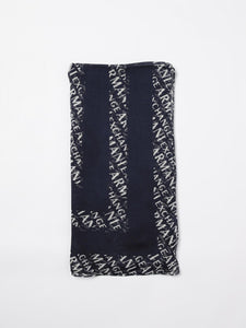 Armani Exchange Foulard logo all-over nero