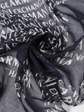 Carica l&#39;immagine nel visualizzatore di Gallery, Armani Exchange Foulard logo all-over nero
