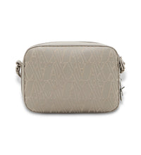 Carica l'immagine nel visualizzatore di Gallery, Armani Exchange borsa piccola beige con monogram floccato
