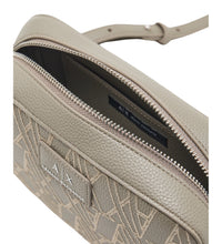 Carica l'immagine nel visualizzatore di Gallery, Armani Exchange borsa piccola beige con monogram floccato
