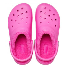 Carica l&#39;immagine nel visualizzatore di Gallery, CROCS classic line blog sabot donna fucsia con pelliccetta FW COLLECTION
