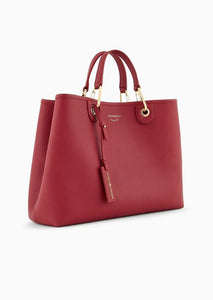 Emporio Armani Shopper piccola MyEA stampa cervo