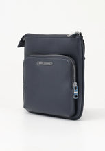 Carica l&#39;immagine nel visualizzatore di Gallery, Armani Exchange tracolla blu con tasca esterna zip
