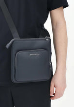 Carica l&#39;immagine nel visualizzatore di Gallery, Armani Exchange tracolla blu con tasca esterna zip
