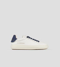 Carica l'immagine nel visualizzatore di Gallery, Alexander Smith Soho Sneakers Uomo in morbida pelle bianca con inserti blu
