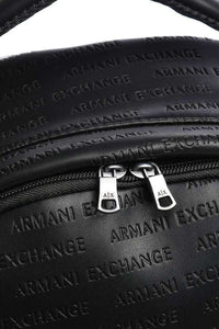 Armani Exchange zaino con scritta logo all-over